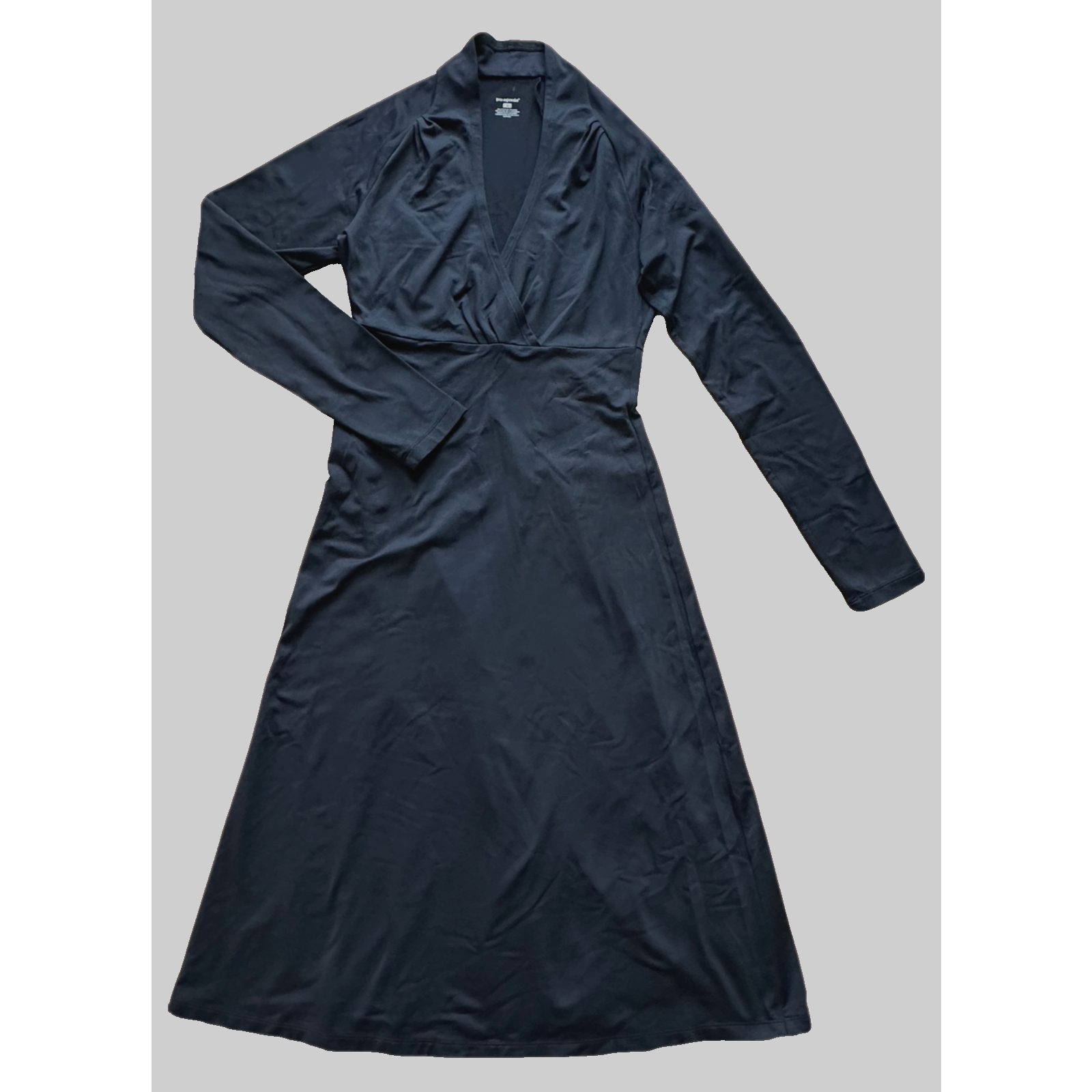 Patagonia -Eva Luna Dress Long Sleeve Women Size S- Black